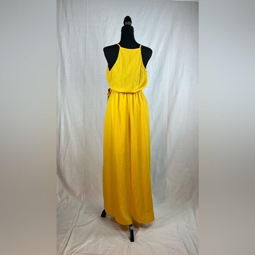 dream of me yellow sleeveless maxi dress, lightweight, women's size large - Picture 7 of 7